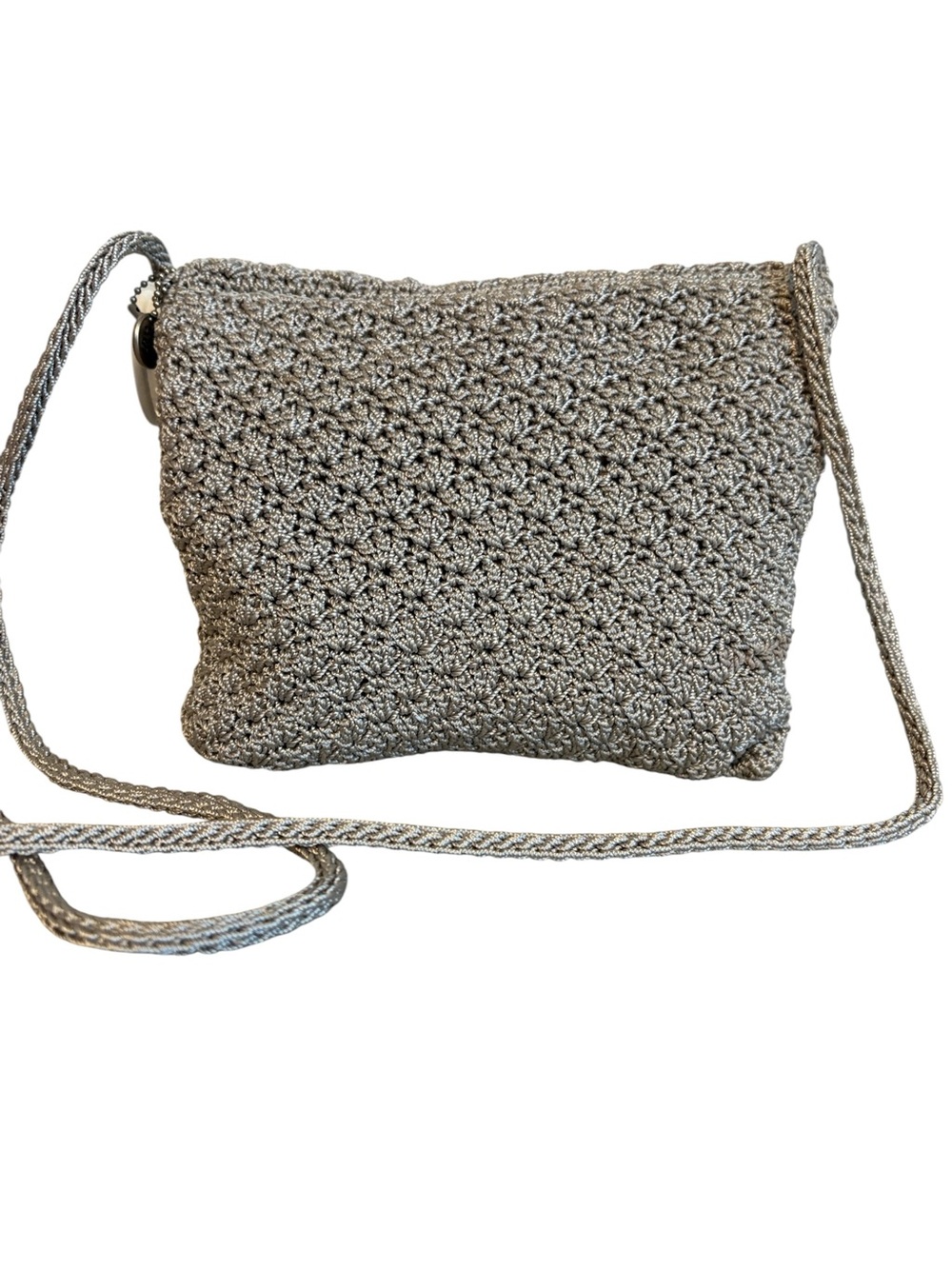 The Sak Crochet Crossbody Bag Mini Tan - Picture 2 of 7